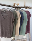 Glitzer Shirt Gr. XS-L