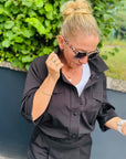 Stylische Kurzarm-Jacke