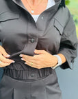 Stylische Kurzarm-Jacke