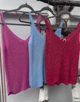 Glitzer Top Gr. XS-L