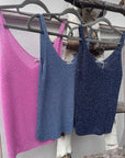 Glitzer Top Gr. XS-L
