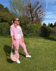 Stretch-Hose mit Knöpfen Gr. XS-XL