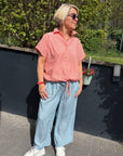 7/8 Culotte in Jeans-Optik