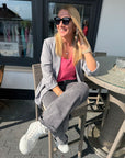 Graue Baggy Jeans Y3360