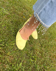 Mini Flare Jeans mit Strass-Detail T298