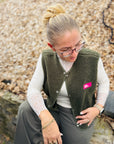 *SPECIAL* Teddy Weste mit Statement Gr. XS-XL