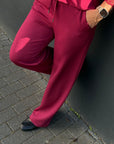 Plus Size Banu Hose in Rhododendron