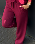 Plus Size Banu Hose in Rhododendron