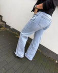 T19 Jeans middle waist weites Bein (wide leg)