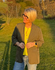 Blazer mit Nadelstreifen Gr. XS-XL