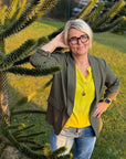Blazer mit Nadelstreifen Gr. XS-XL