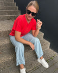 7/8 Culotte in Jeans-Optik