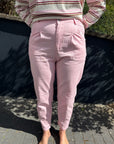 Stretch-Jeans in Rosa