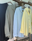 Musselin Bluse - kurz - Gr. XS-XL
