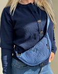elegante Strickjacke in navy