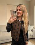 *SPECIAL* Teddy Weste mit DOTs Gr. XS-XL
