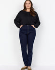 feine Jeans mit klassischen Details