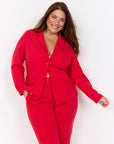 Stretch-Blazer in Rot