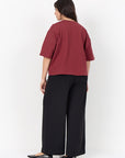 Edle Hose mit weitem Bein PLUS SIZE