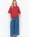 Plus Size Pullover mit 3/4-Ärmeln