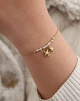 Muschel-Armband mit Perlen