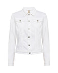 Jeansjacke in Weiß
