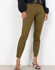 feine Hose in olive