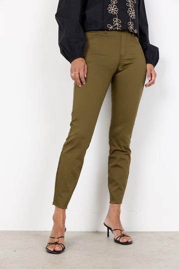 feine Hose in olive