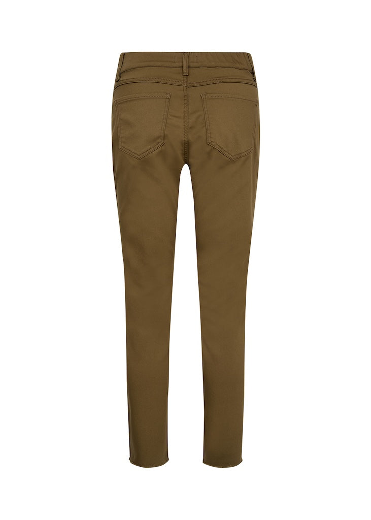 feine Hose in olive