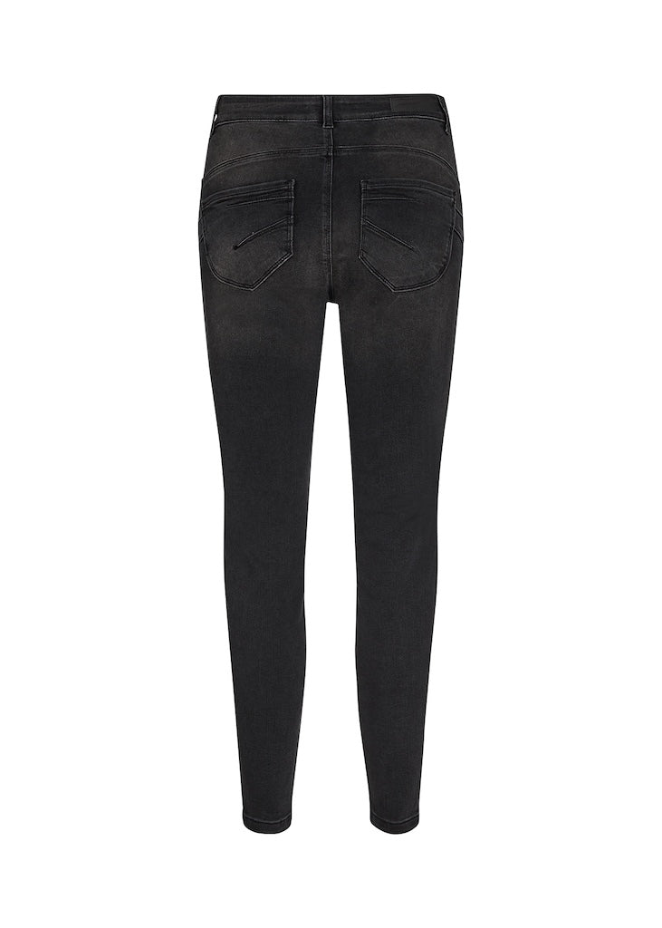 Jeans 10B in Schwarz-Grau