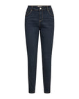 Jeans 10B dunkle Waschung mit auffälligen Nähten
