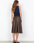 Geripptes Top in Navy