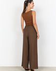 Geripptes Top in Toffee