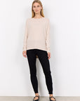 Pullover in Beige-meliert