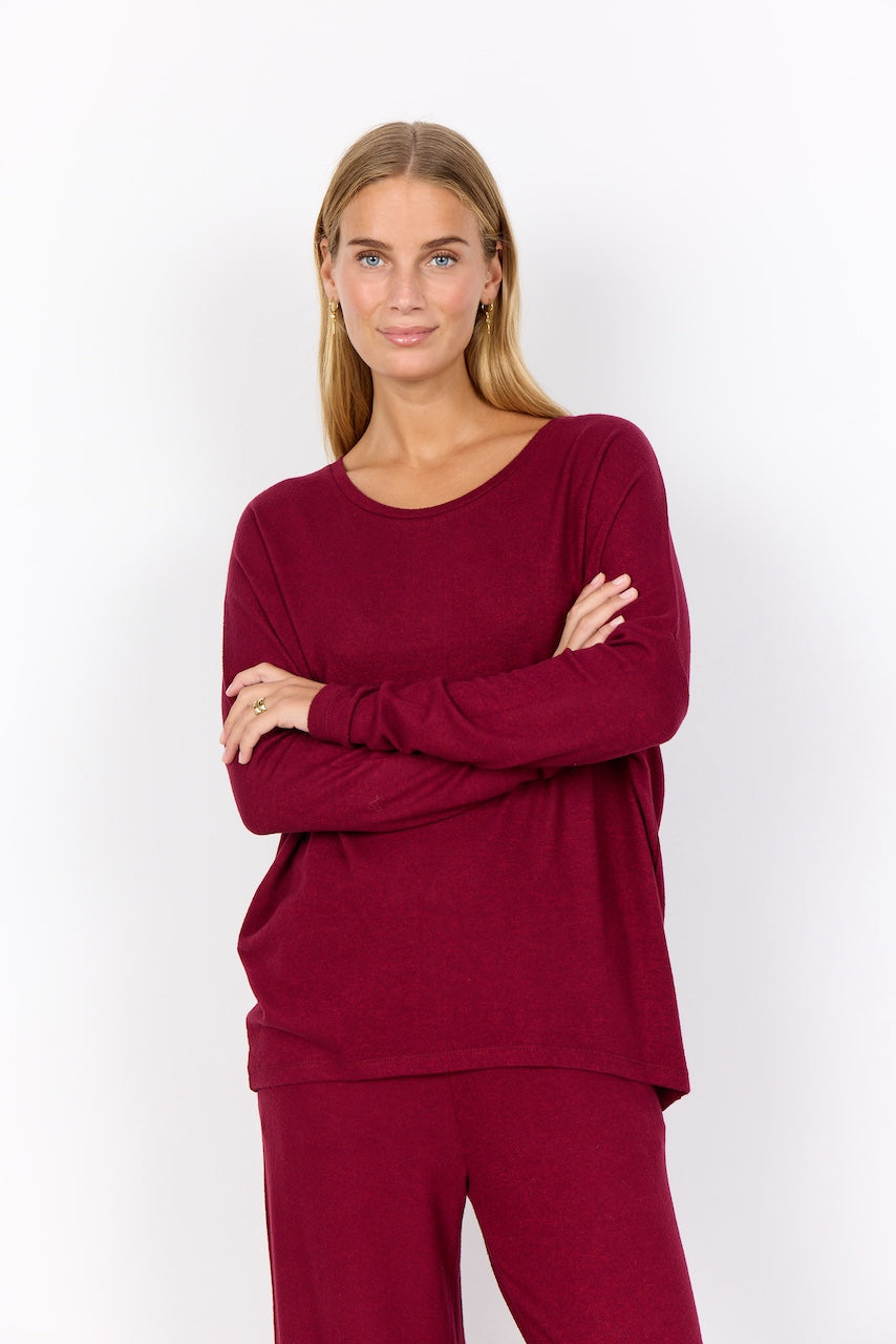 Pullover in Bordeaux