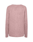 Pullover in Rosa-meliert