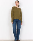 Pullover in Olive