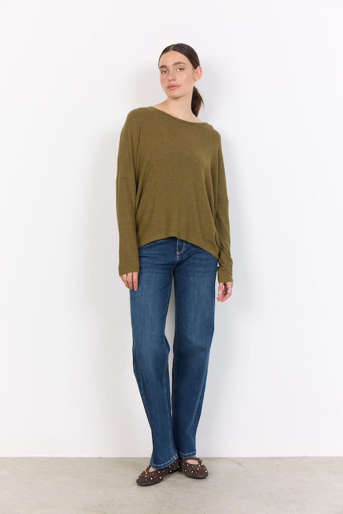 Pullover in Olive