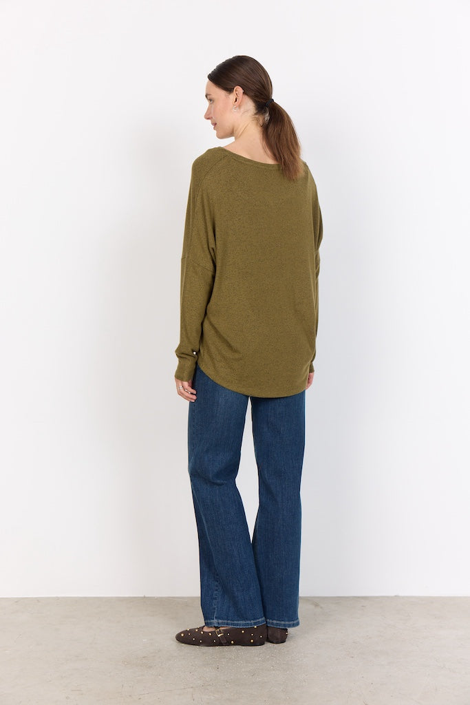 Pullover in Olive