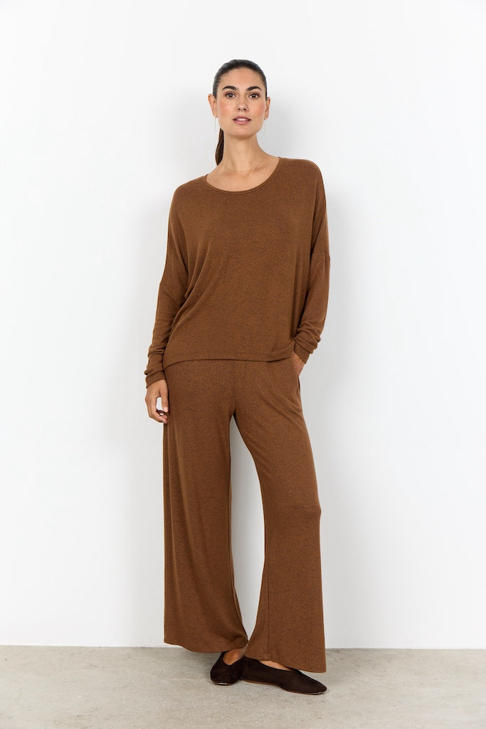 Pullover in Toffee meliert