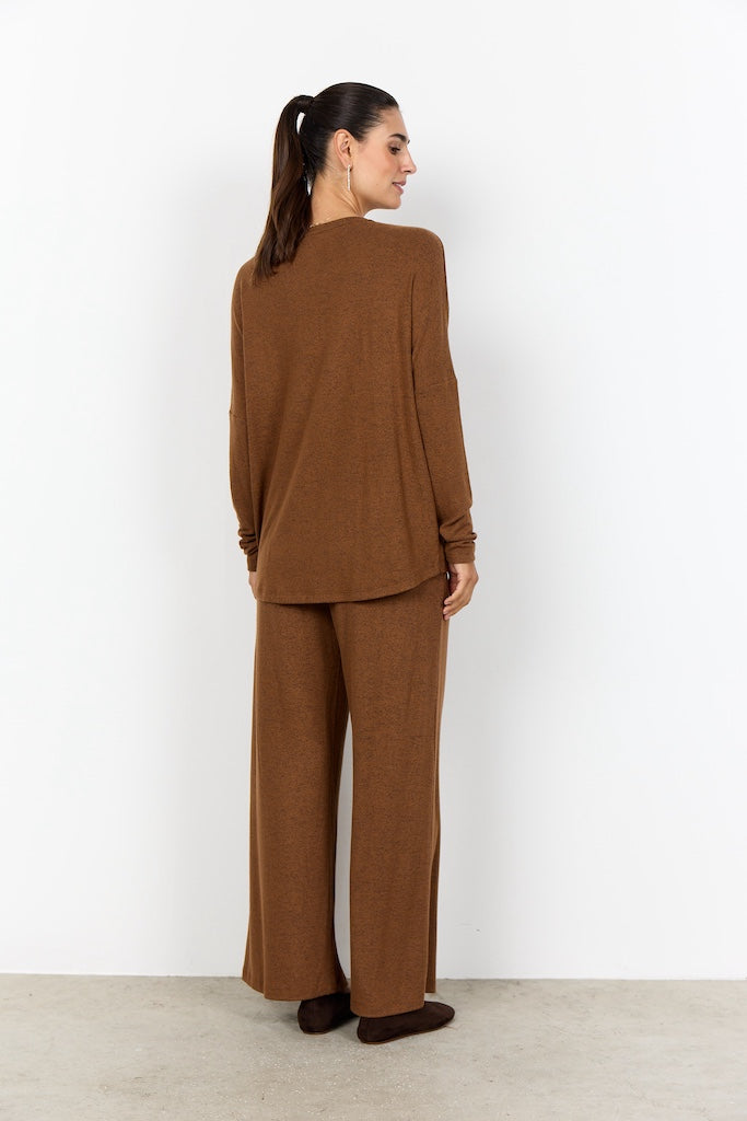 Pullover in Toffee meliert