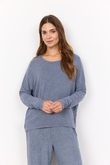 Pullover in Blaugrau