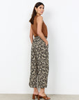 Top mit Rüschen in Toffee