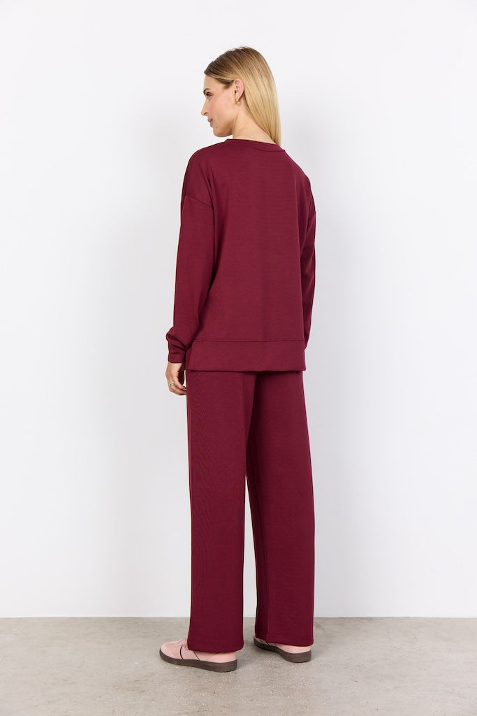 Banu Sweatshirt in bordeaux