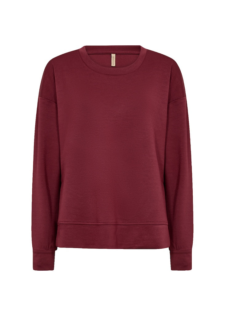 Banu Sweatshirt in bordeaux