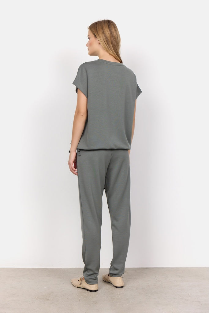 Banu Shirt mit Detail am Saum in Khaki
