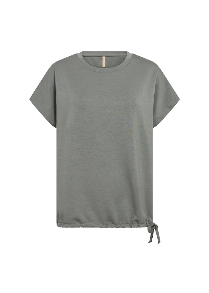 Banu Shirt mit Detail am Saum in Khaki