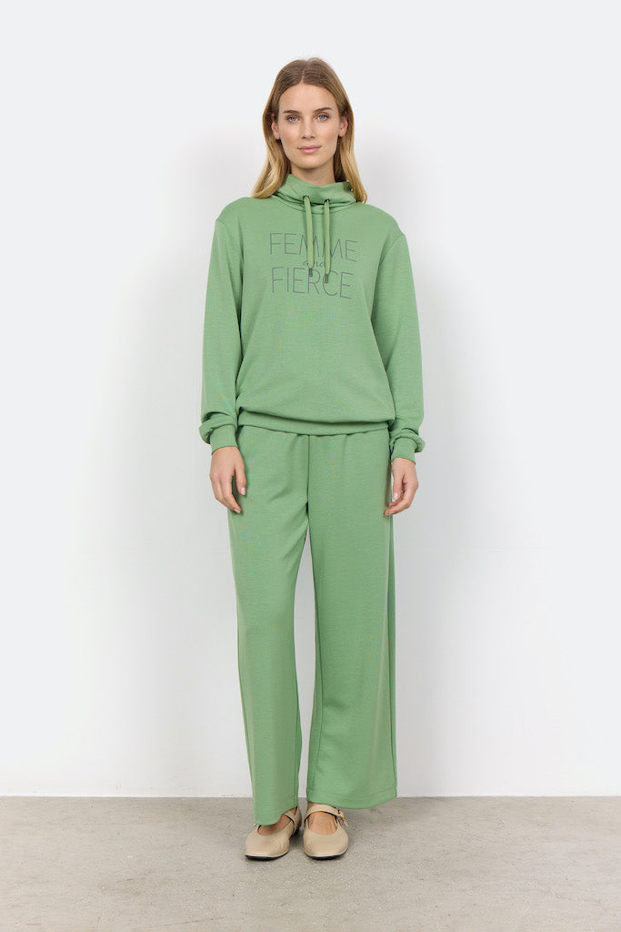 Banu Sweatshirt mit Aufdruck in Grün