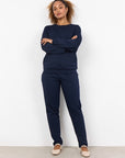 Basic Banu-Sweater in Navy