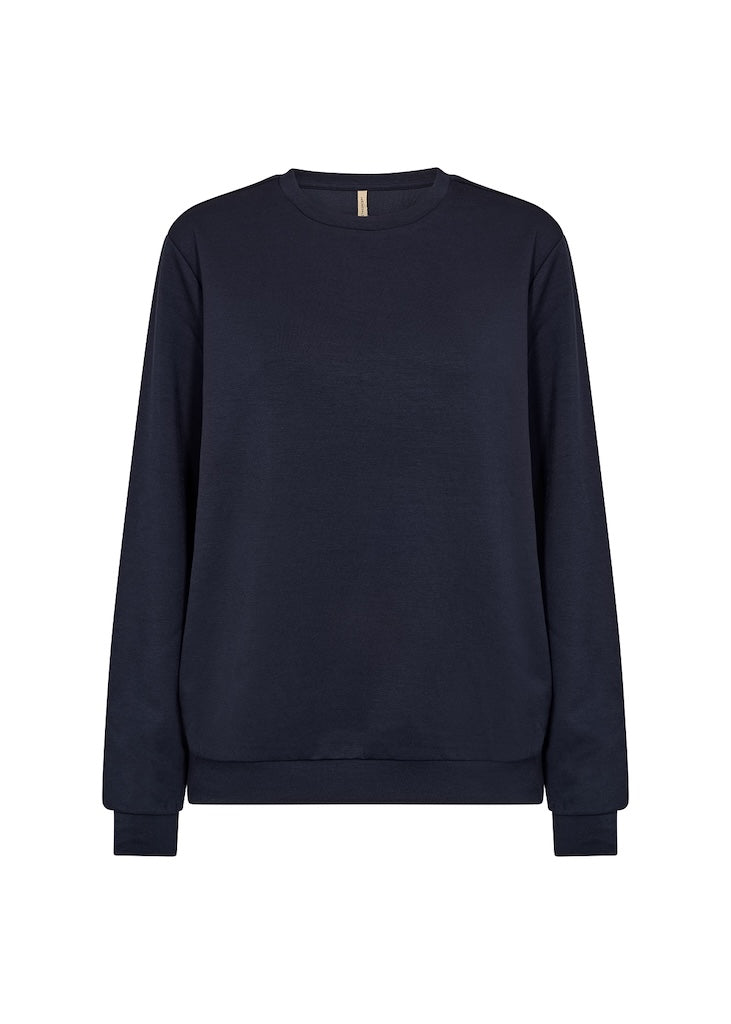 Basic Banu-Sweater in Navy
